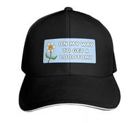 PIORUJK sulla Mia Strada per Ottenere Una Lobotomia Divertente Lobotomia Berretto da Baseball Cappello da tè Cappello da Trekking Cappello cap da Golf per Gli Uomini delle Donne