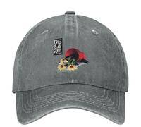 PIORUJK Unisex De La Soul è Morto Berretto da Baseball Vintage Distressed Lavato Hip Hop Gruppo Trucker Cappello papà Berretto Regolabile