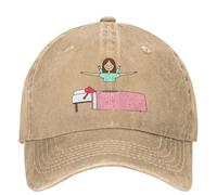 PIORUJK Uomini Donne Enfermera En Apuros Infermiera Berretto da Baseball Vintage Distressed Lavato Umorismo Cartone Animato Infermiera Snapback Cappello Regolabile