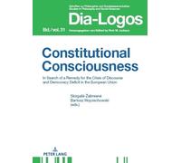 Piotr W. Juchacz Constitutional Consciousness (Copertina rigida) DIA-LOGOS