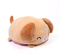 Pioupiou et Merveilles - Cushablez - Peluche reversibile - Paxton Puppy 22 cm - Cucciolo carino 2 in 1 - Rosa sognante e caramello avventura - Morbidezza e fantasia - Regalo originale alla moda e