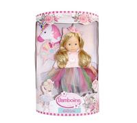 Pioupiou et Merveilles Dimian- Bambola Molly Unicorno - 40 cm - con Suono Trucco e Accessori - Gonna in Tulle Multicolore - Compagne Féérique - Magia e Paillettes - abilità motorie fini