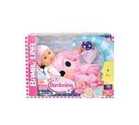 Pioupiou et Merveilles - Dimian - Bambolina Buona Notte - 42 cm - Bambolina con il suo berretto da notte - tettarella per riprodurre l'ora del tramonto - Cantante e ninna ninna con 50 parole