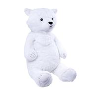 Pioupiou et Merveilles Peluche gigante di fabbricazione francese XXL Nanuq l'orso polare - 100 cm di altezza, peluche gigante tutto morbido per bambini, made in France - 16642