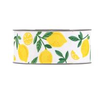 Piovaccari Nastro Lemons 40 Mm 20 Mt Colore Bianco