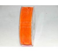 Piovaccari Nastro Organza, Arancio, 25 mm x 20 mt