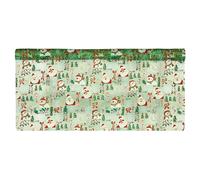 Piovaccari Rotolo Carta Natale Happy Merry XMas H 72 Cm L 5 Mt Verde