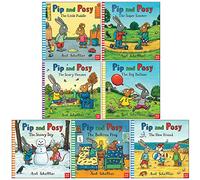 Pip and Posy Series 1-7 Books Collection Set by Axel Scheffler (The Little Puddle, The Super Scooter, The Scary Monster, The Big Balloon, The Snowy Day, The Bedtime Frog, The New Friend)