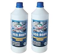 Pip Detergente per Barche Eco Boat, Super Sgrassatore Multiuso, Sgrassante Nautico, Completa Cura e Manutenzione della Imbarcazione, Professionale, Concentrato, Kit Flacone 2 x 1 LT