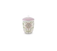 PIP STUDIO Barattolo con coperchio LILY & LOTUS 1,5 l Bianco sporco lilla