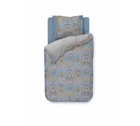 PIP STUDIO Biancheria da letto in percalle JABALI FLOWER 70x90cm / 140x200cm Blu blu