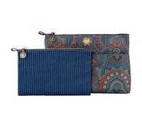 Pip Studio borsa da toilette Caryn Cosmetic Bags Combi Jabali Blue