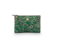 Pip Studio Cosmetic Flat Pouch Quilted Daisy Dreams M Green