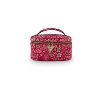 Pip Studio borsa trucco Cleo Beauty Case Quilted Daisy Dreams Red rosso