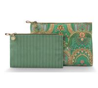 Pip Studio borsa da toilette Caryn Cosmetic Bags Combi Jabali Green verde