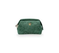 Pip Studio Cosmetic Purse S Velvet Quilted Green