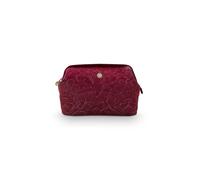 Pip Studio Cosmetic Purse XL Velvet Quiltey Days Red