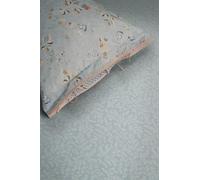 Pip Studio Lenzuolo con angoli elasticizzati Leafy, colore blu e grigio, 90 x 200/220