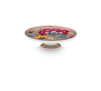 PIP STUDIO Mini alzata per torta 21 cm BLOOMING TALES Fantasy Khaki cammello