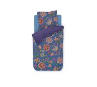 PIP STUDIO Percalle Biancheria da letto BOMBAY BOLD 70x90cm/140x200cm Blu Scuro blu