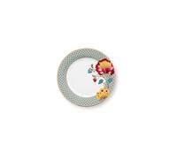 PIP STUDIO Piatto piano 26,5 cm BLOOMING TALES Blue azzurro