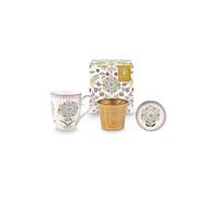 PIP STUDIO Set da tè Tea for One 3 pz. LILY&LOTUS Lilac bianco