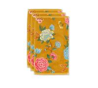 Pip Studio Set di asciugamani per ospiti Good Evening, 3 pezzi, colore giallo, dimensioni 30 x 50 x 3