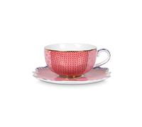 Pip Studio Tazza di caffè e salsa Royal | rosa | 125 ml