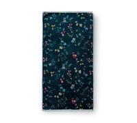 Pip Studio Telo doccia Les Fleurs, blu scuro, 70 x 140 cm