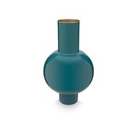 Pip Studio Vaso in metallo, colore verde scuro, 40 cm