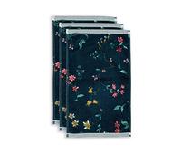 PiP Studio [W] Asciugamani per gli ospiti Les Fleurs Blu Scuro UV UV 30x50 Set da 3