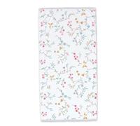 Pip - Telo doccia Les Fleurs, colore bianco, dimensioni: 70 x 140 cm