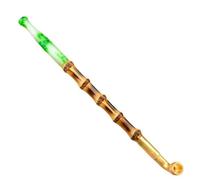 Pipa lunga per tabacco, pipa vintage fatta a mano da uomo, pipa per sigaretta, pipa per tabacco, tabacco in rame, portasigarette in giada, filtro in metallo, corpo in bambù, tubi retrò fatti a mano