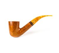 PIPA SAVINELLI MIELE 611 KS 6mm DUBLIN CURVA RADICA LISCIA + CURAPIPA