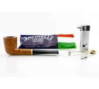 PIPA SAVINELLI PRIMO FUMO 409 9mm DUBLIN LISCIA + SACCHETTA E KIT ACCESSORI