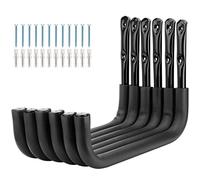 pipabiba Ganci da garage, ganci per kayak, 6 pezzi, resistenti, per attrezzi da giardino, scala, canoa, tavola da surf, tubo, sedia pieghevole, bici, snowboard (26,5 cm x 38,5 cm)