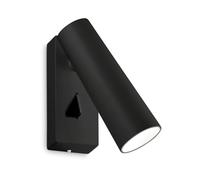 LAMPADA DA PARETE PIPE AP NERO