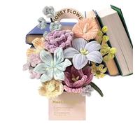 Pipe Cleaner Flower Craft Kit, Chenille Stems Bouquet Making Set, Indoor Decorative Pipe Cleaner Flower Kit, Fun Arts and Crafts Activity, Creative Handmade Flowers for Home Living Room Bedroom Mother