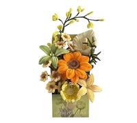 Pipe Cleaner Flower Craft Kit - Colorful Chenille Stems Set for Creative Bouquet Making, Easy Twisting and Shaping with DIY Crafting Function, Floral Art Supplies for Home Party Classroom Decor