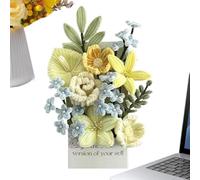 Pipe Cleaner Flower Kit - Pipe Cleaners For Flowers, DIY Bouquet Twisting Wire - Pipes Cleaners Craft For Flower | For Bouquet Mother's Day Crafts Art Project School Home Decor Wedding Centerpiece