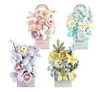 Pipe Cleaners for Flowers - DIY Bouquet Wire | Craft Twisting Material with Flexible Design, Hand Knitted Package with Creative Function for Mother’s Day Art Project, Wedding Decoration