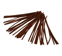 Pipe Cleaners, thickness 6 mm, L: 30 cm, brown, 50pcs