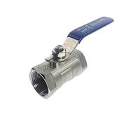 Pipe connector 1/4" - 1" BSP Female Reducer Ports 304 Stainless Steel One-piece Ball Valve (Specification : DN50)