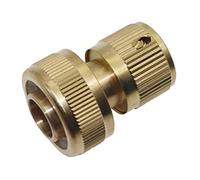 Pipe connector 2 Pcs Garden Hose 3/4' Waterproof Joints Garden Hose Connector Brass Quick Connector Greenhouse Irrigation Water (Diameter : 19mm)