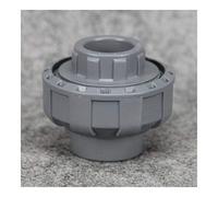 Pipe connector 3pcs CPVC 20mm 25mm 32mm 40mm 50mm ID Union Pipe Fittings Coupler Water Connector For Garden Irrigation Hydroponic System (Size : Inner Dia 50mm) Plumbing Fittings