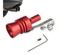 Pipe di scarico Turbo - Simulatore suono in lega di alluminio, Moar Roar Enhancer universale | Accessori per valvole a tubo di coda, attaccamento produttore di rumore a tubo, valvola d