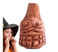 Pipe di scrittura inquietante | Pipe di Halloween con un forte grido simile a umano | Mini-okarina del gadget per feste | Fischio di morte per la decompressione della decorazione di Halloween