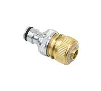 Pipe Fittings Brass 5/8 Nipple to 1/2" Hose Quick Coupling 16mm Garden Watering Hose Drip Irrigation Copper Fitting 1 Piece (Color : A)