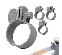 Pipe Hose Clamps - Adjustable Pump Tubing Connector Clips, Heavy Duty Fitting Fastener, Leakproof polymer Ring | Secure Lock Design, Home Backyard Patio Outdoor Garden Industry Shipping Water Joint