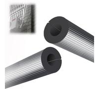 Pipe Insulation Foam Self Adhesiv 7/8″ 1-1/5″ 2″ 3-1/2″ 4-1/2″ ID Waterproof Foam Pipe Covers, High-Density Insulation Tube for Air Conditioning, Water pipe, Solar Energy((ID)3″ x (T)1-1/5″)